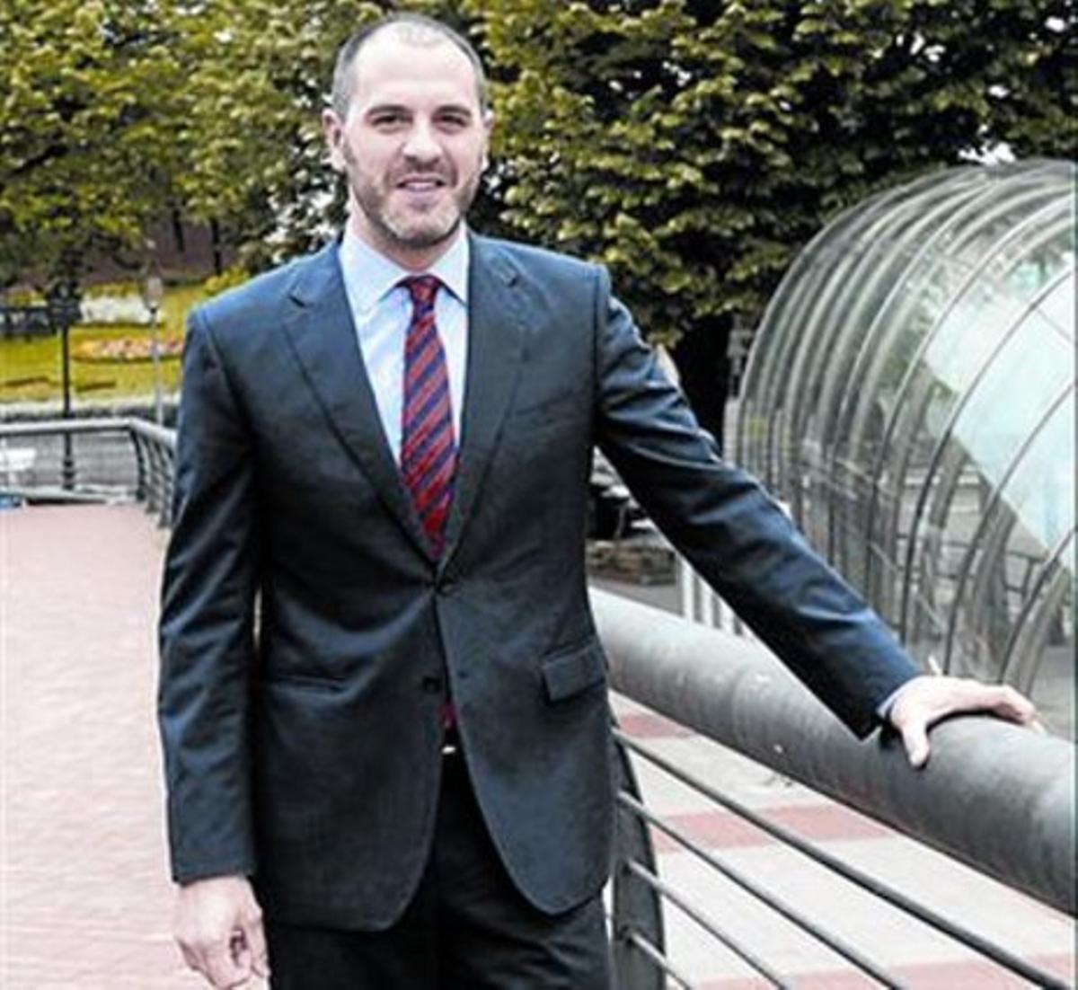 Josu Bergara, alcalde de la localitat biscaïna de Sestao. Josu Bergara, alcalde de la localitat biscaïna de Sestao.