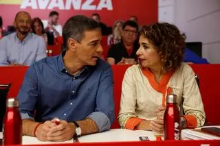 EN IMÁGENES | Reunión de Sánchez con sus barones en el Comité Federal del PSOE