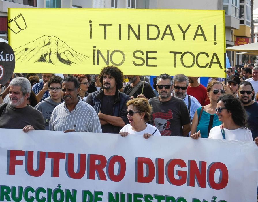 Manifestación contra el proyecto de Ley del Suelo