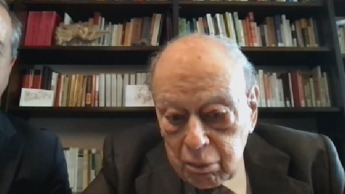 Jordi Pujol, durant la seva declaració.