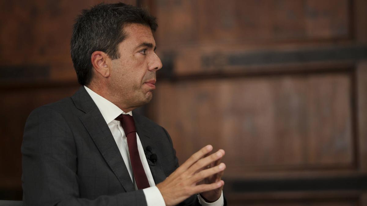 Carlos Mazón, presidente de la Generalitat Valenciana