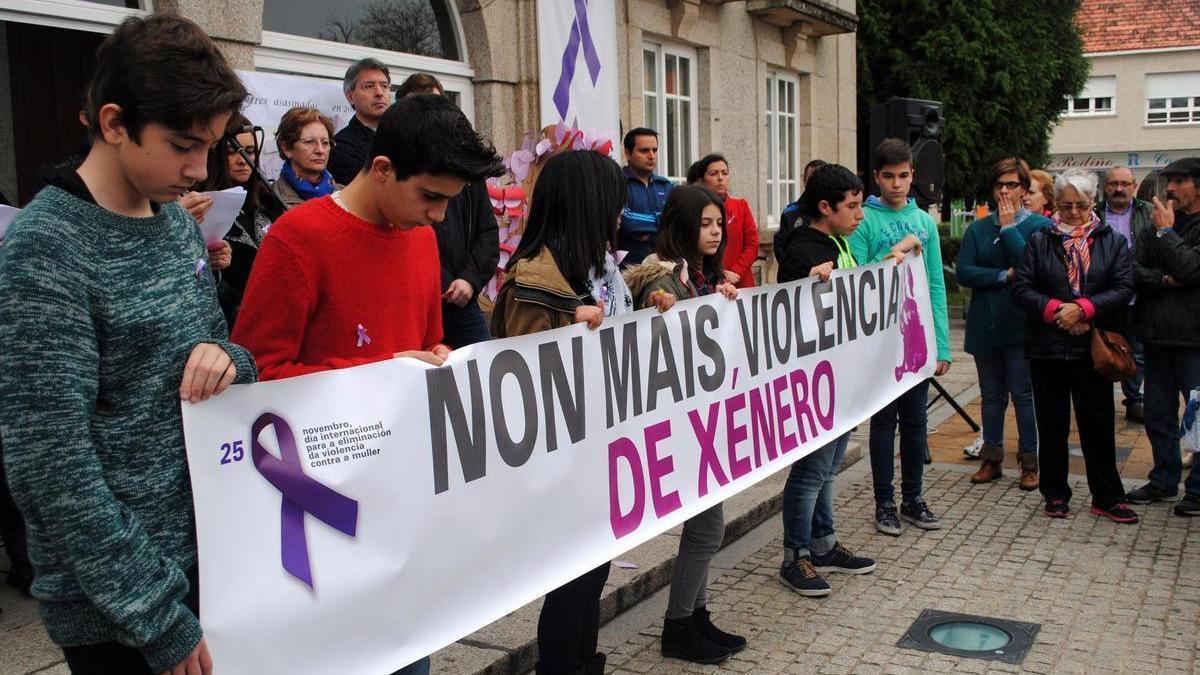 Un acto anterior por el 25-N en O Grove.