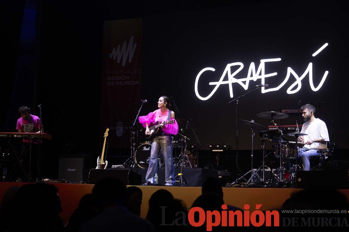 Concierto en Madrid de Arde Bogotá, Carmesí y Funambulista promocionando los Festivales de la Región de Murcia