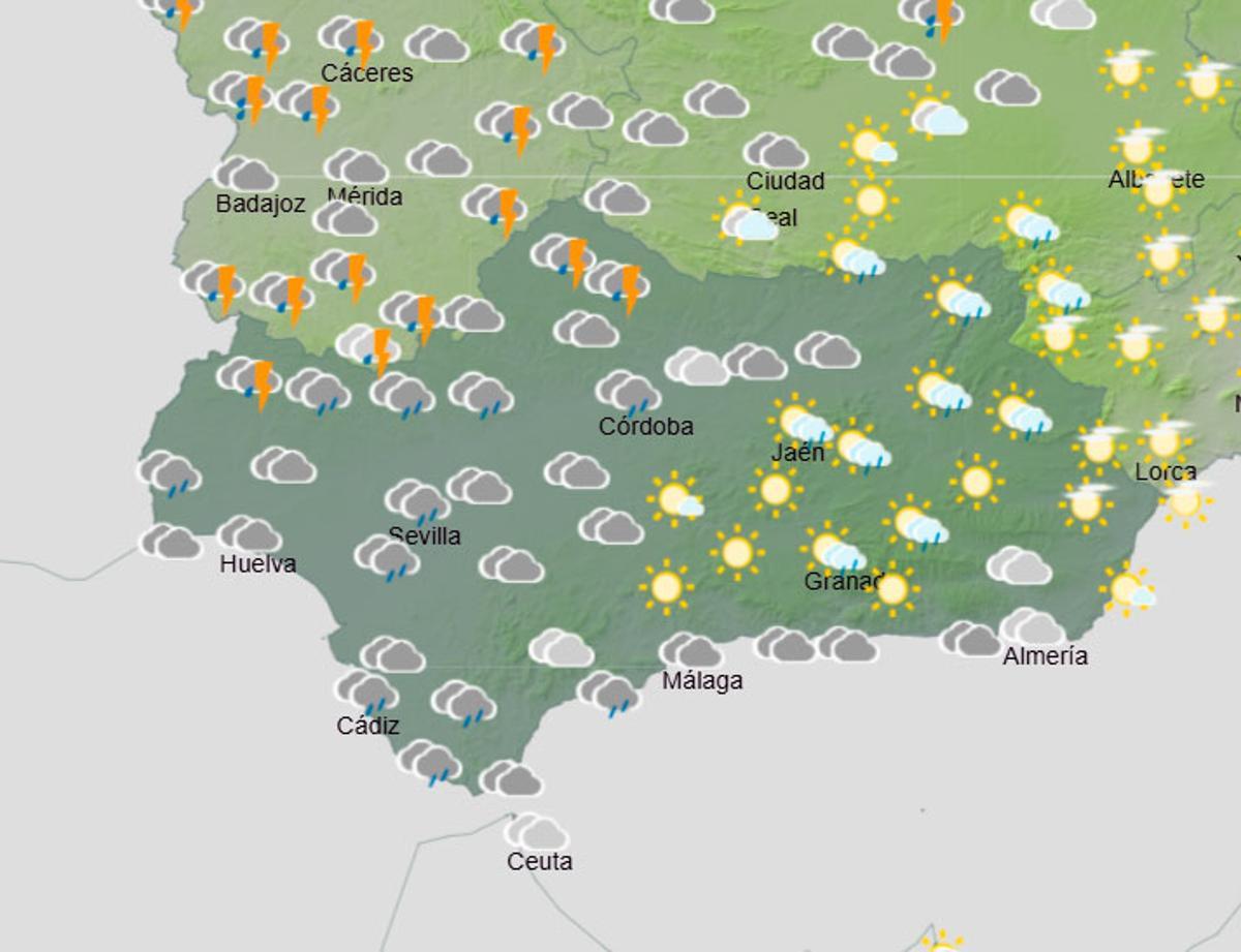 Previsión el miércoles a las 09.00 horas.