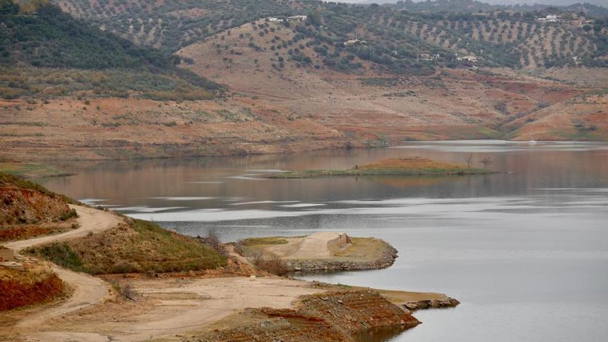 Estado del embalse de La Breña este viernes 29 de octubre.