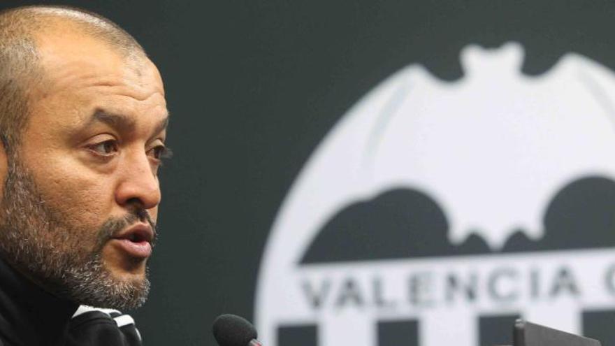 Nuno en sala de prensa.