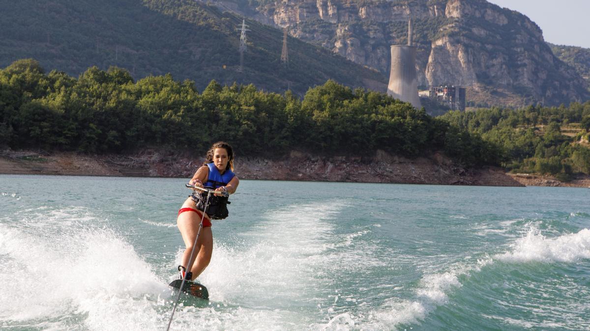 Daniela Da Silva practicando 'wake' en la Baells.