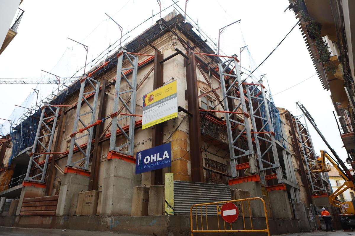 Estructuras que serán retiradas en los próximos días.