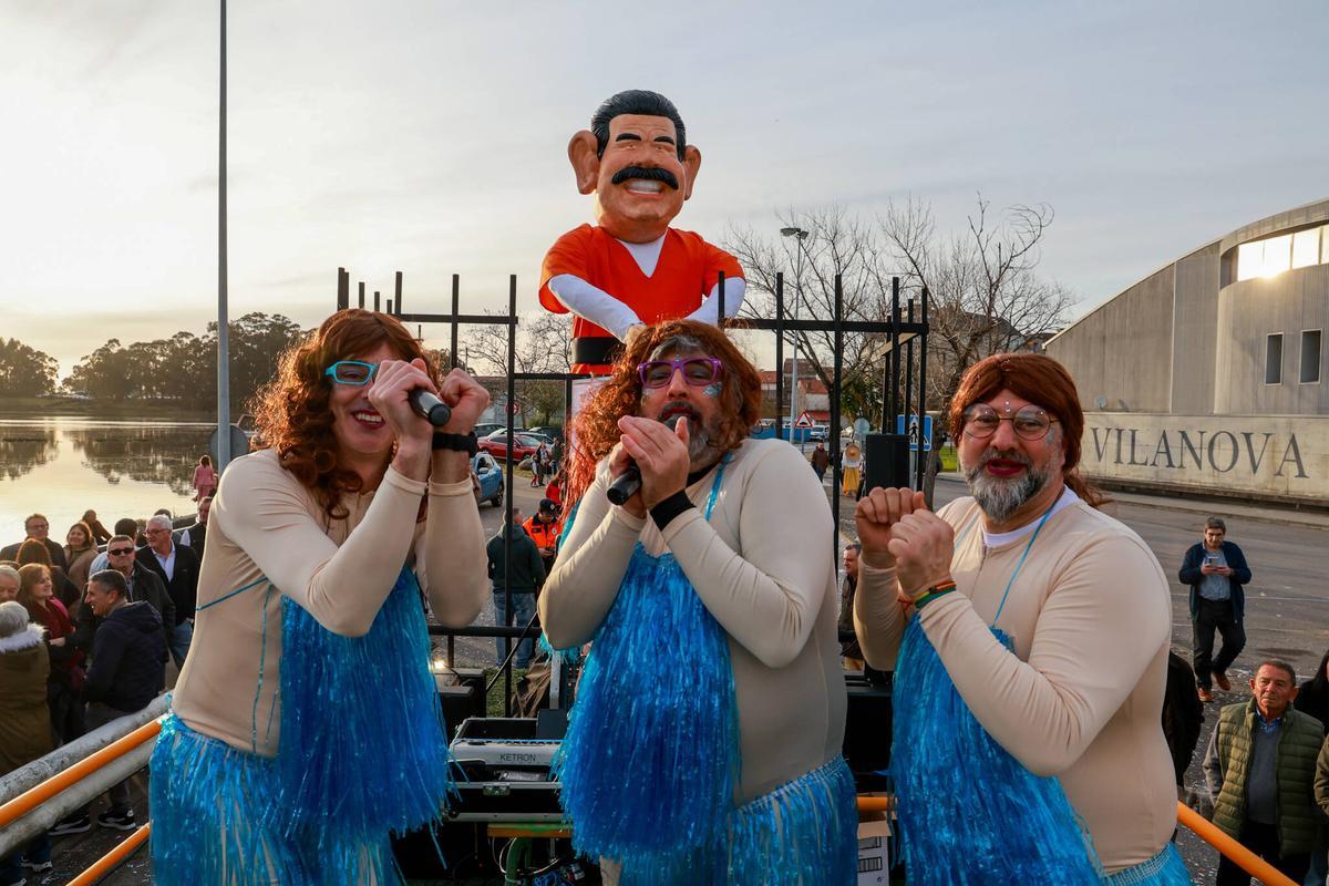 Un momento de la parodia del Momo, que este fue Nicolás Maduro.