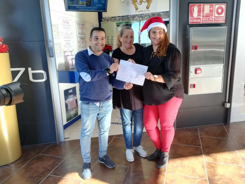 El 66212, un quinto premio, cae en varios puntos de Gran Canaria