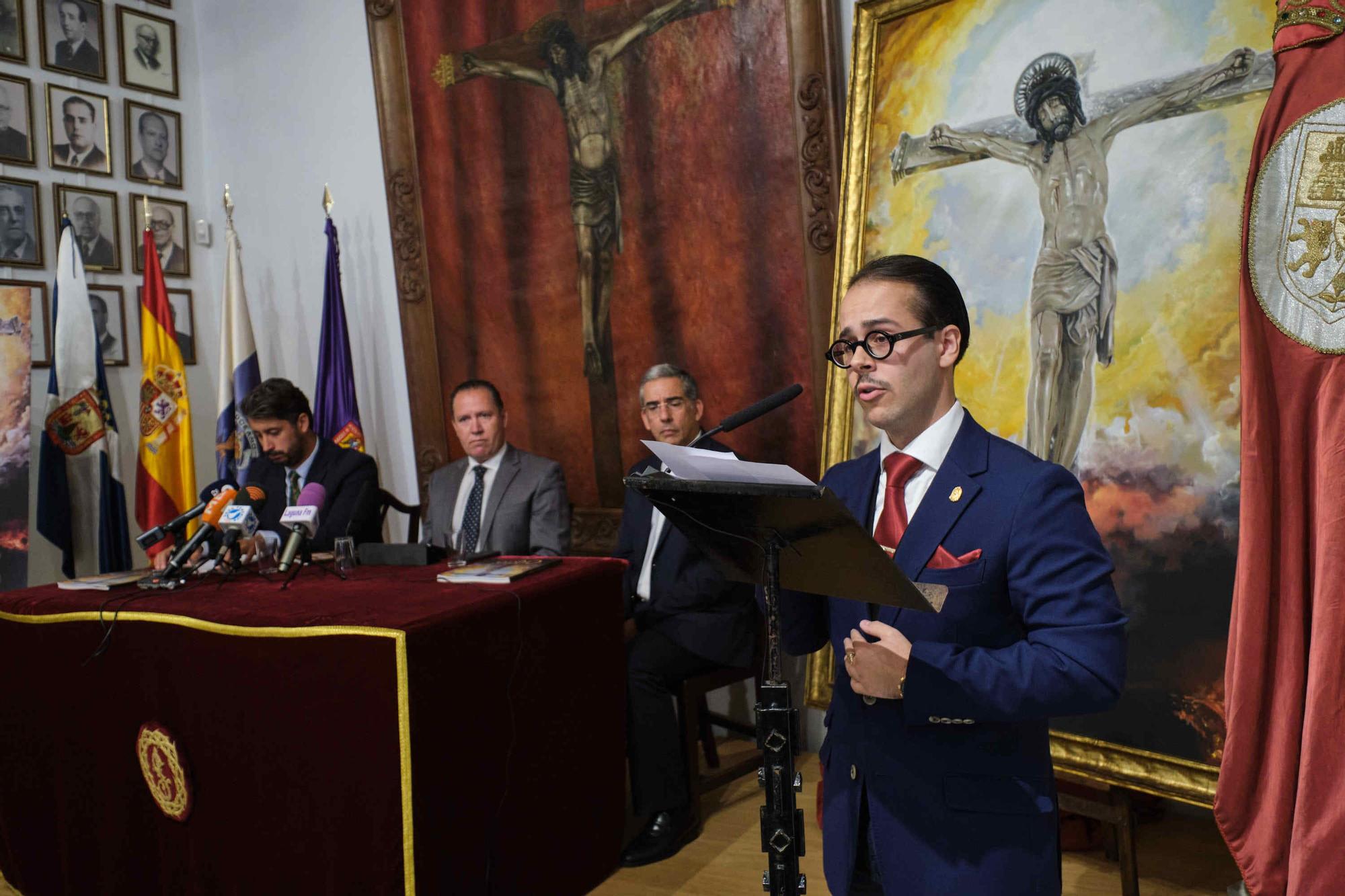 Acto de presentación del cartel y programa de las Fiestas del Cristo de La Laguna