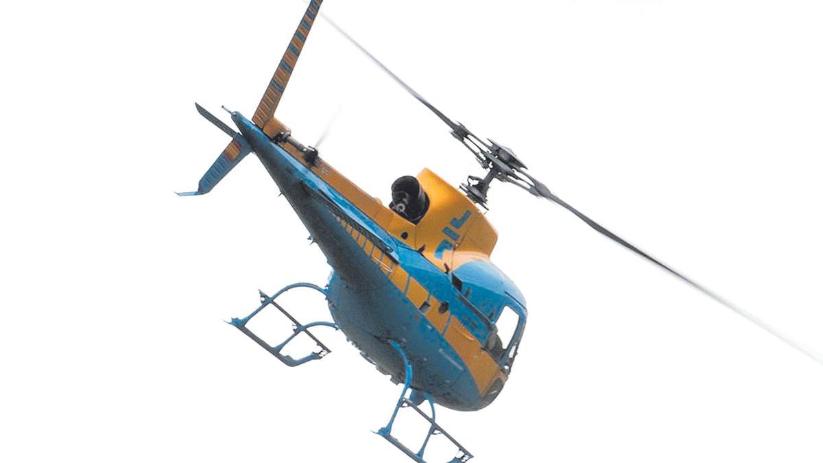 Uno de los helicópteros Pegasus de la Dirección General de Tráfico.