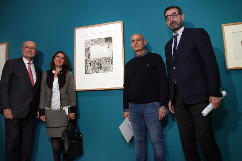 Las dos salas de exposiciones de la Fundación Picasso en Plaza de la Merced acogen hasta el próximo 3 de febrero, dentro de su XXXI Octubre Picassiano, la exposición 'Picasso, el pintor de grabados