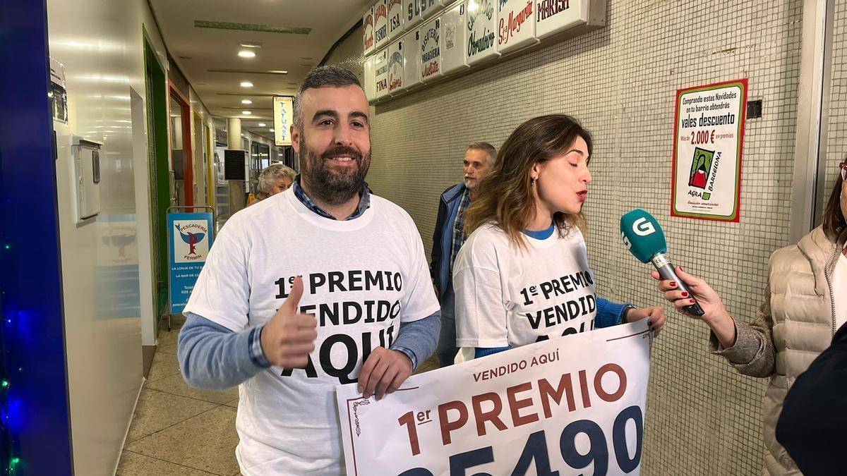 El Gordo cae en A Coruña: El primer premio de la Lotería de Navidad deja 180 millones entre la calle Barcelona y El Gaucho