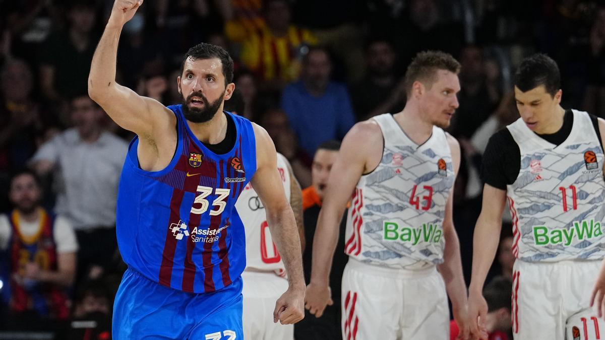 Así celebró el Barça su pase a la final four después de ganar al Bayern