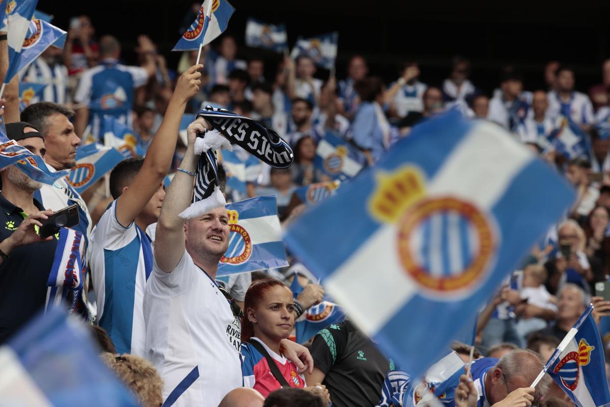 Aficionados del Espanyol en una imagen de archivo
