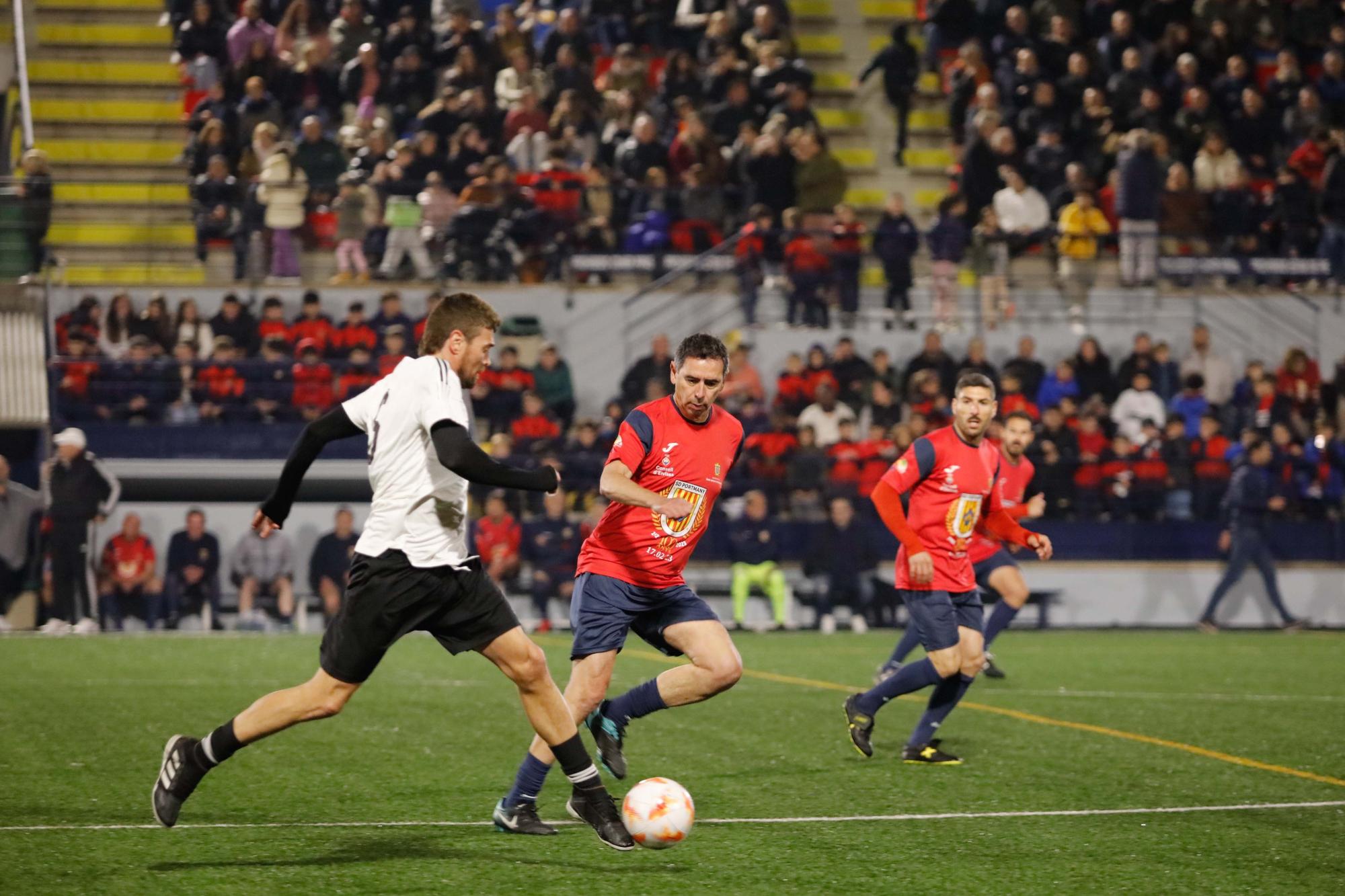 Mira aquí todas las imágenes del partido entre veteranos por el centenario del club Portmany