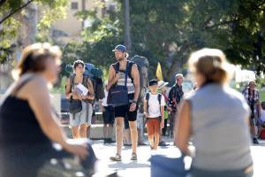 Llegada masiva de turistas a España