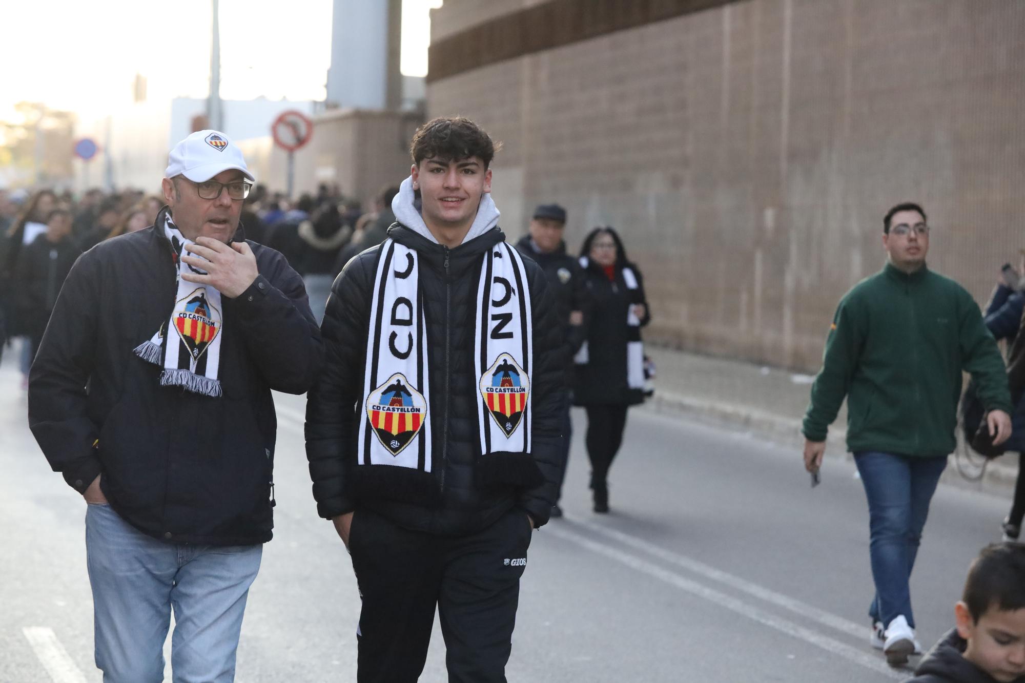 Galería | Así ha recibido la afición al Castellón antes de medirse al Eldense