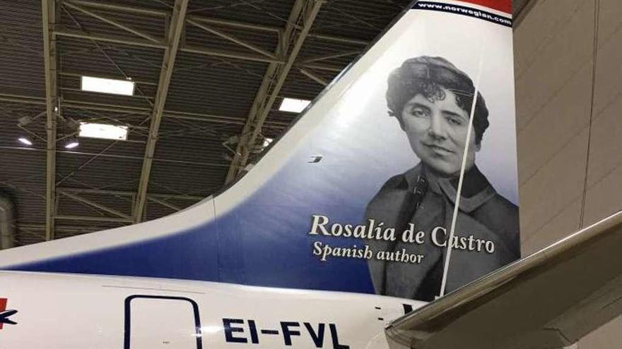 Rosalía de Castro ya vuela alto