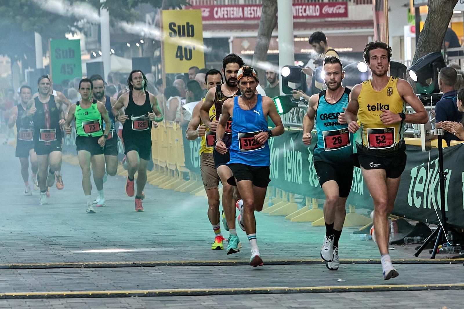 Más de 3.400 participantes en el 10K Nocturn Platja de Gandia-Memorial Toni Herreros