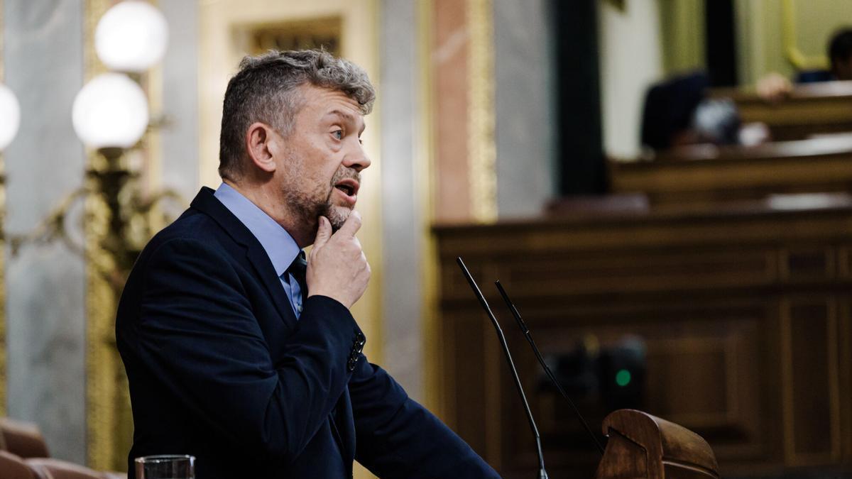 El diputado de ERC Francesc-Marc Álvaro en el Congreso.