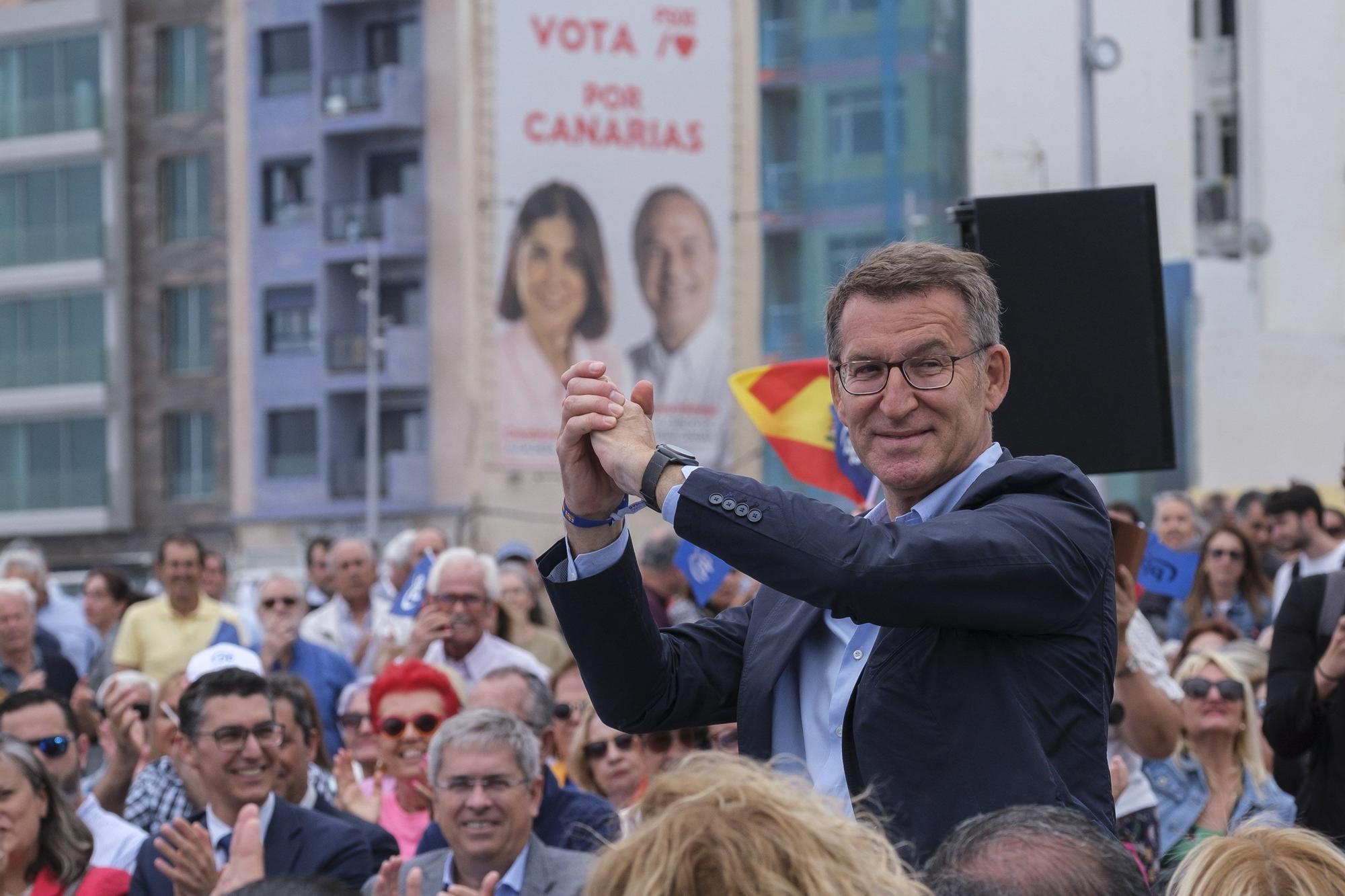 Visita de Alberto Núñez Feijóo a Las Palmas de Gran Canaria