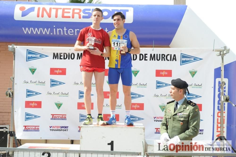 Media Maratón de Murcia: podios