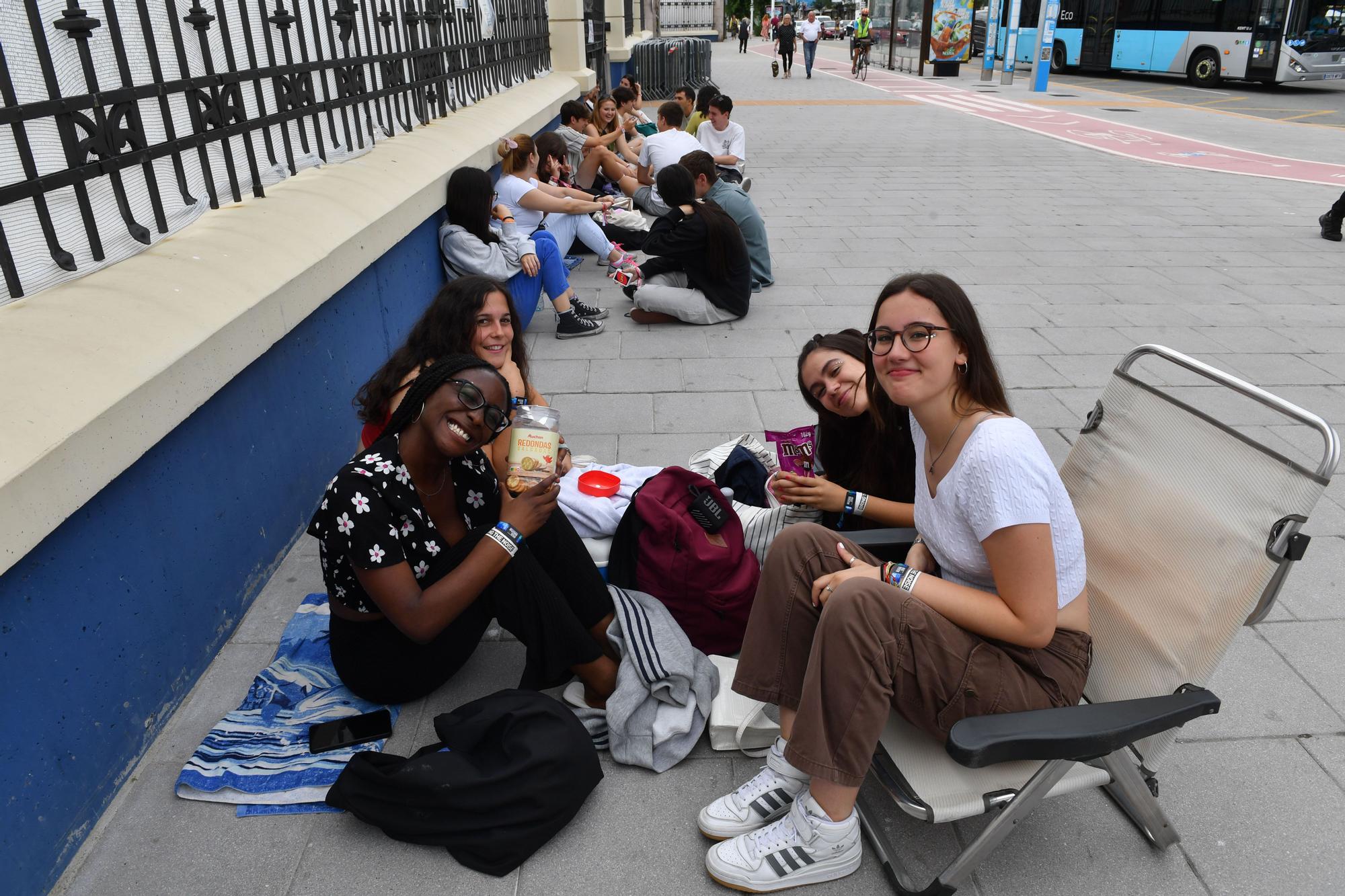 A la cola durante horas para los conciertos del Morriña Fest en A Coruña