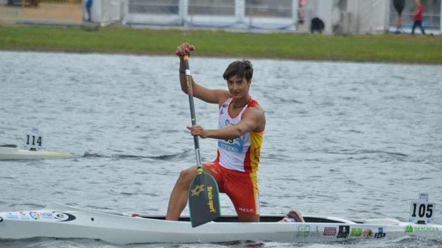 Bruno Herrero en el europeo.