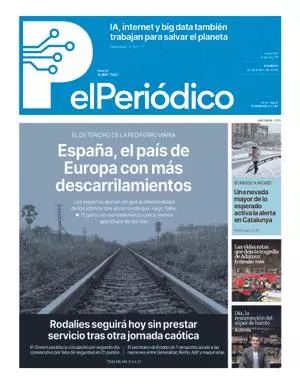 La portada de EL PERIÓDICO del 25 de enero de 2026