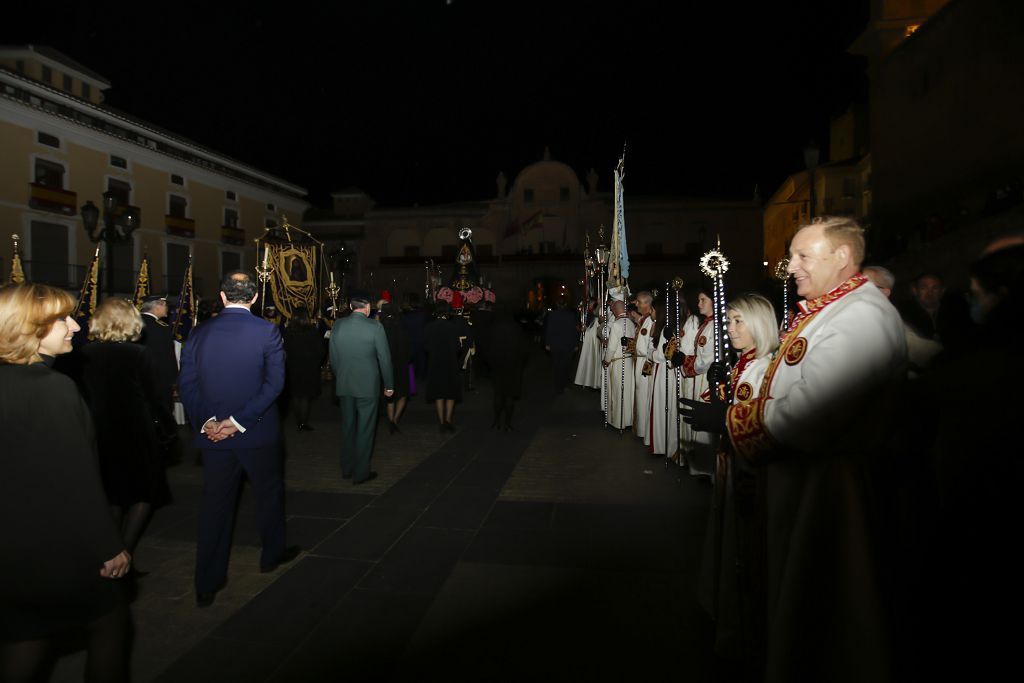 Semana Santa de Lorca 2022: Virgen de la Soledad del Paso Negro, iglesia y procesión