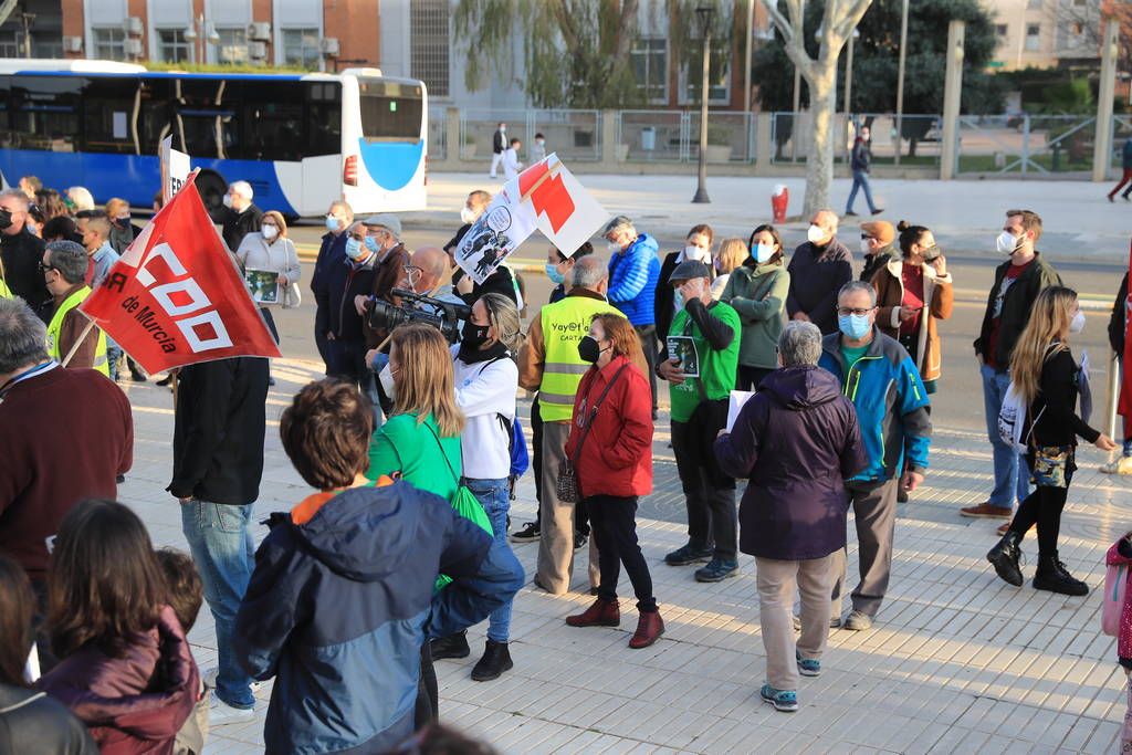 Protesta de la Marea Verde en Cartagena