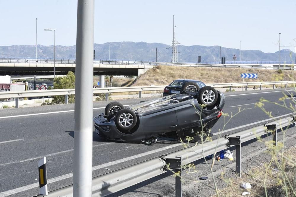 Cuatro heridos en un accidente en la A7