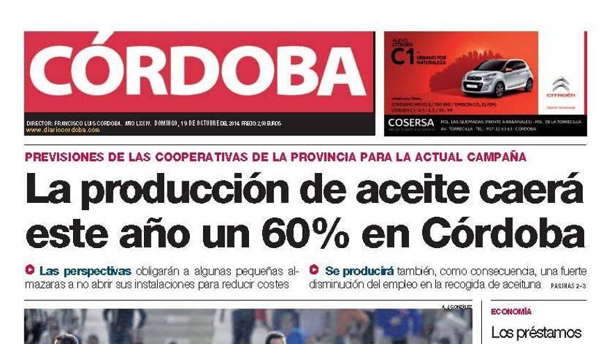 La portada de CÓRDOBA