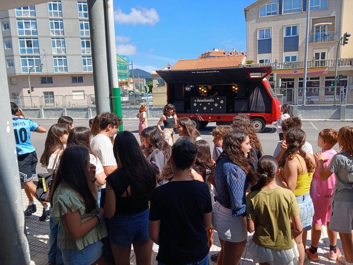 Discoteca en el IES Rodeira de Cangas.