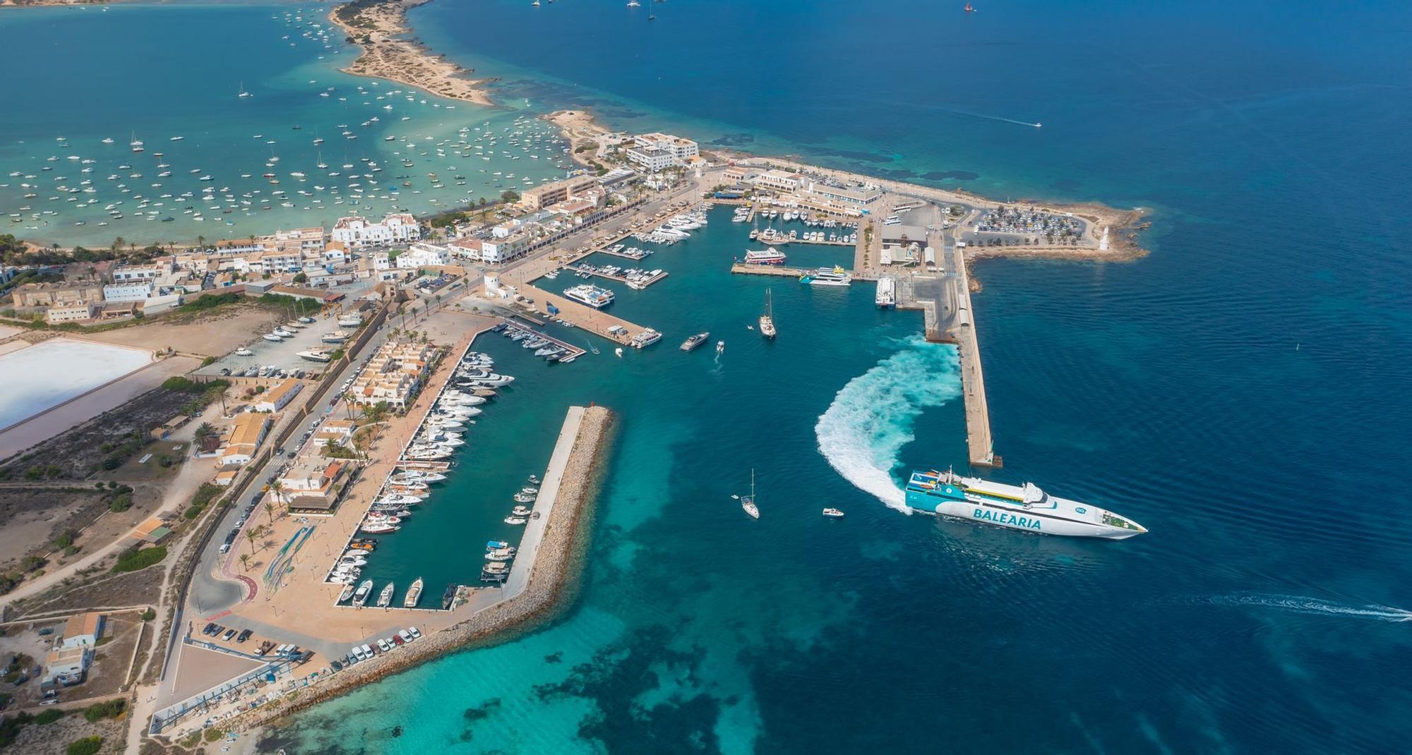 Las espectaculares imágenes de Formentera desde el aire.