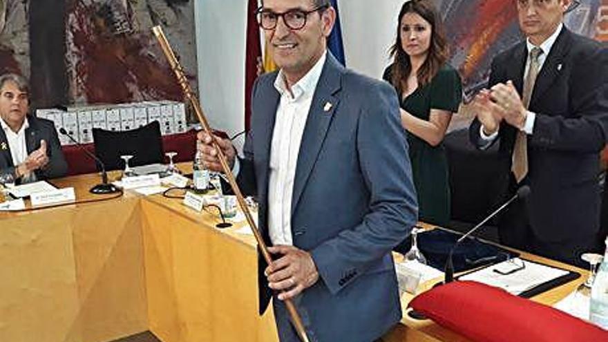 Joan Carles Batanés, en la presa de possessió del càrrec, el 15 de juny