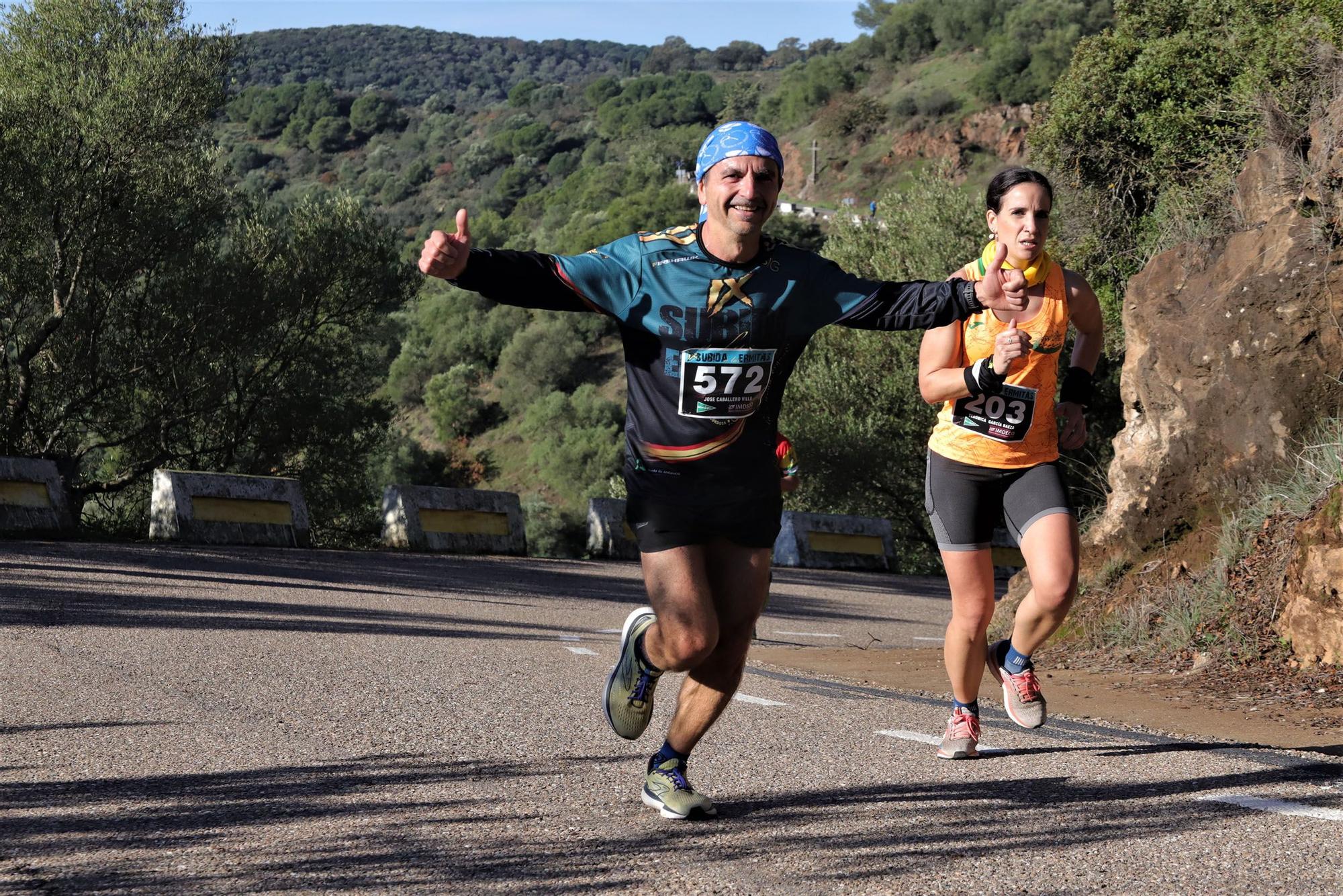 La subida a la Ermitas de atletismo en imágenes