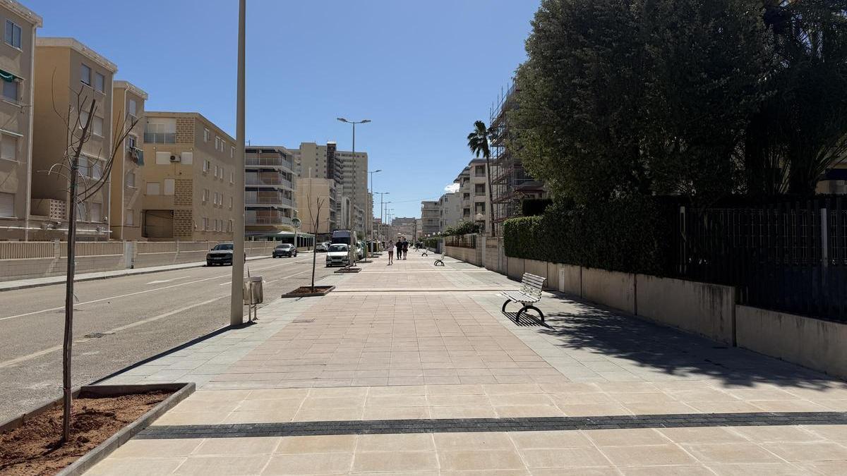 El paseo reformado.