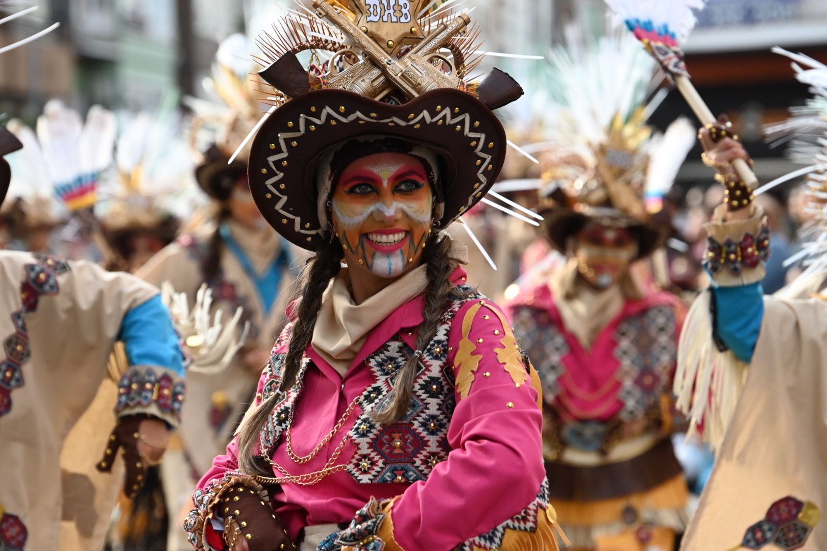 Desfile de comparsas del Carnaval de Badajoz