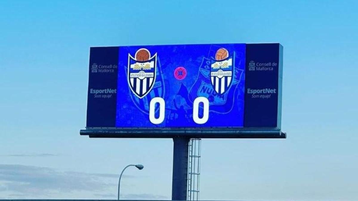 El Estadi Balear estrenará nuevo videomarcador ante La Nucía.