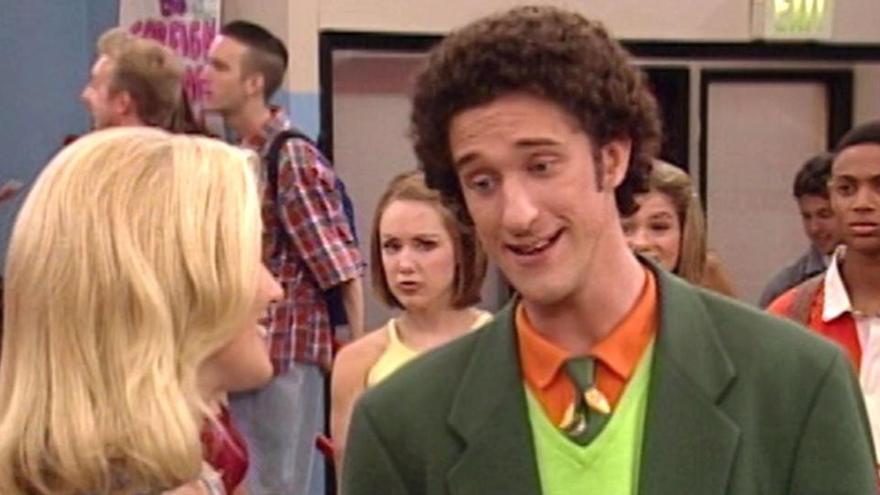 Dustin Diamond, como Screech en 'Salvados por la campana'.