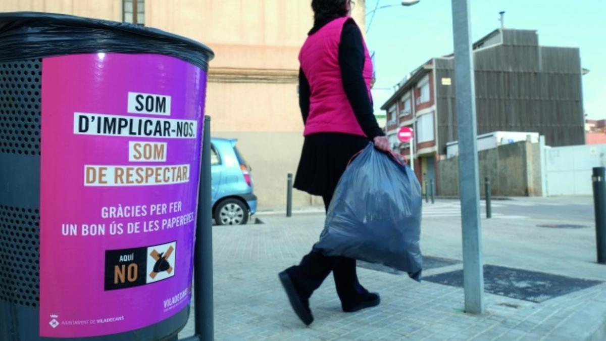 Imagen de una campaña por el civismo en Viladecans