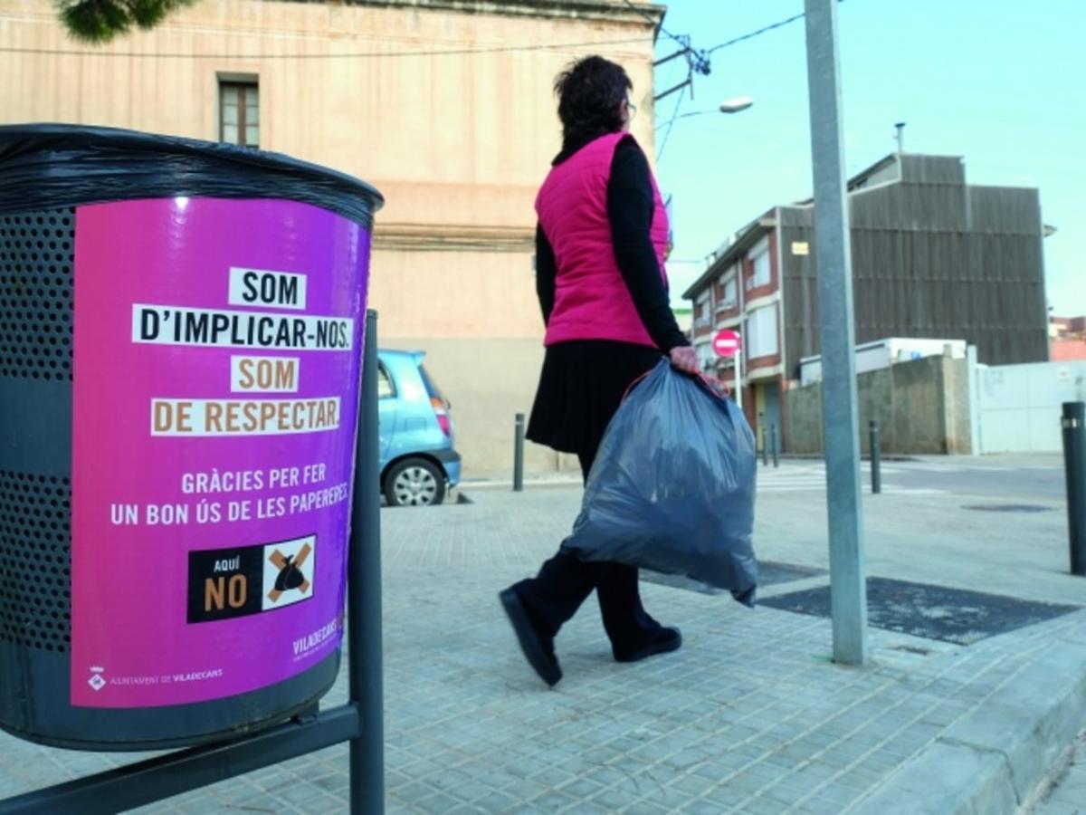  Imagen de una campaña por el civismo en Viladecans