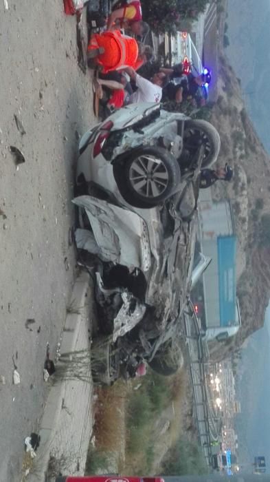 Accidente en la A-31 a la altura de Petrer