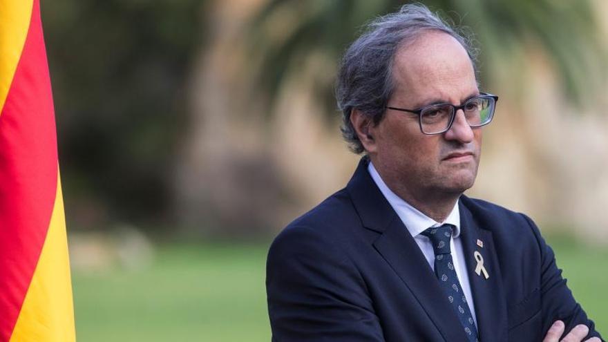 Quim Torra en el homenaje a Companys.