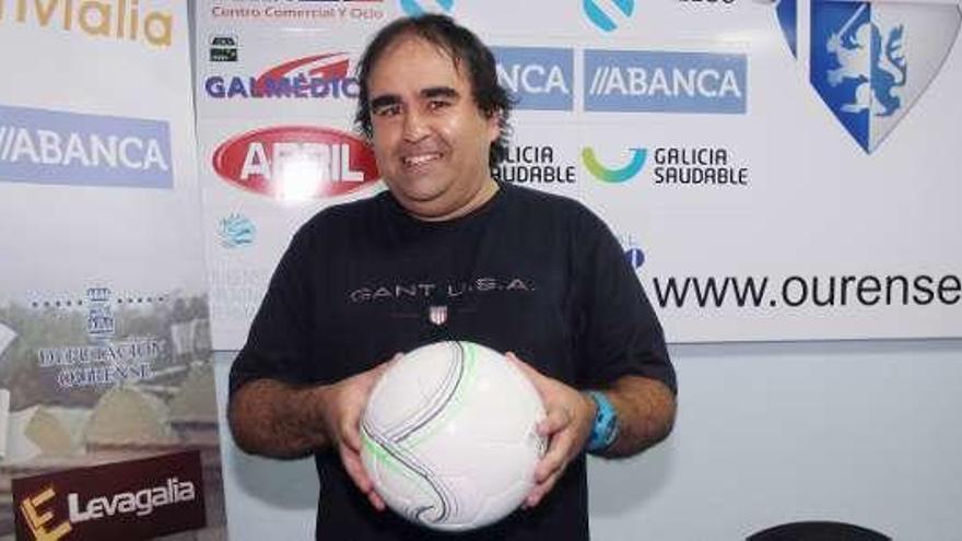 Morenín, entrenador del Envialia Ourense. //Iñaki Osorio