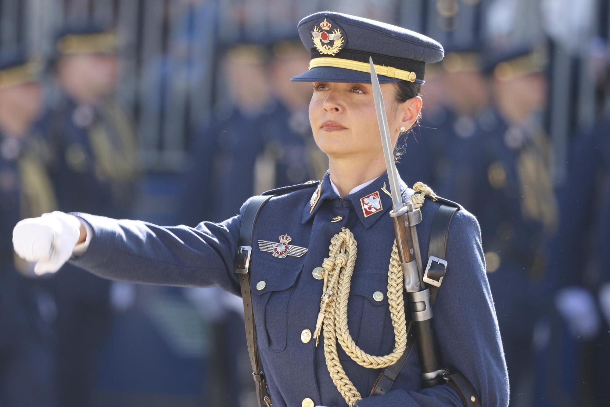 Las mejores imágenes de la Jura de Bandera en la Academia General del Aire con la princesa Leonor