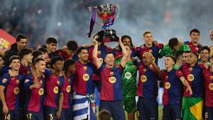 Las mejores im芍genes de la celebraci車n del t赤tulo de Liga del Bar?a Las mejores im芍genes de la celebraci車n del t赤tulo de Liga del Bar?a